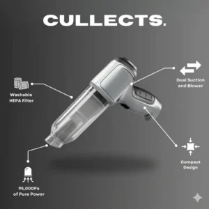 Cullects TurboClean Pro – 2-in-1 Vacuum & Air Blower