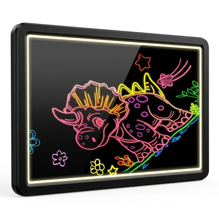 GlowDoodle™ LED Kids Drawing Board – Reusable Light-Up Art Board