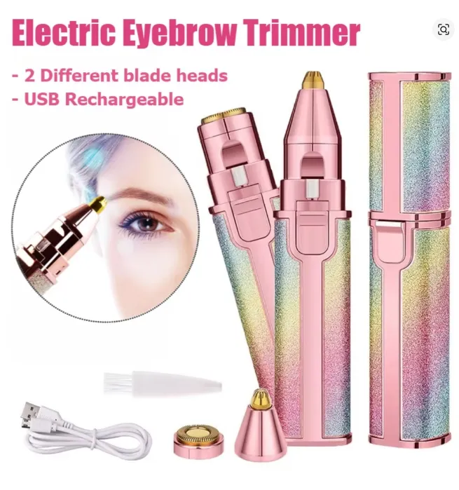BrowGlow™ 2-in-1 Eyebrow & Facial Trimmer