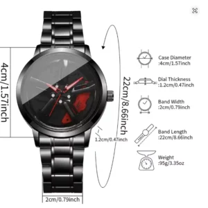 VortexSpin™ Men’s Quartz Watch