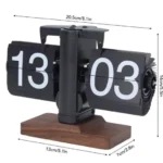 TimeFlip™ Retro European Table Clock