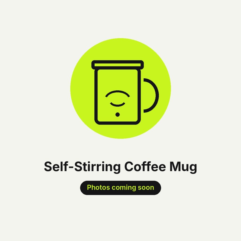 StirMate™ Self-Stirring Coffee Mug (380ml)